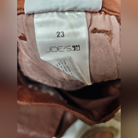 Joe's The Callie Coated High Rise Bootcut Jeans SZ 23 - Picture 2 of 7